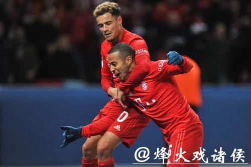 德甲-穆勒莱万齐建功蒂亚戈破荒 拜仁4-0升次席 德甲-穆勒莱万齐建功蒂亚戈破荒 拜仁4-0升次席